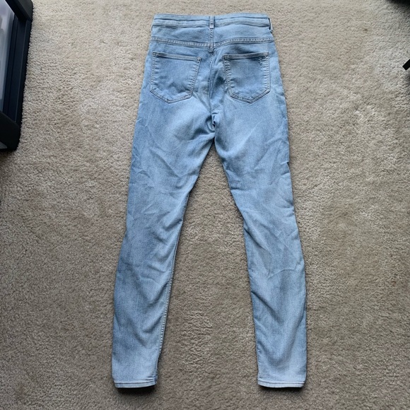 H&M High Rise Ripped Denim Jeans - Picture 4 of 6